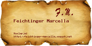 Feichtinger Marcella névjegykártya